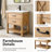 Barron 30'' Freestanding Single Bathroom Vanity with Ceramic Top-52655517