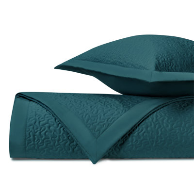 Ensemble de couvre-lit en satin de coton matelassé Vermicelli