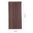Yosgart Cotton Blend Blackout French Door Curtain Single Panel-257407277-257407279