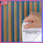 Housses de couette à rayures orange et bleues-123586577