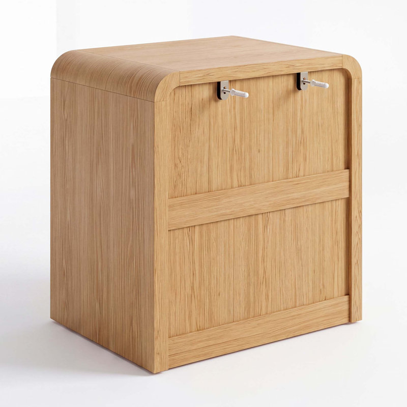Ensemble de chambre à coucher 3 pièces, une commode à 6 tiroirs et deux tables de chevet à 3 tiroirs