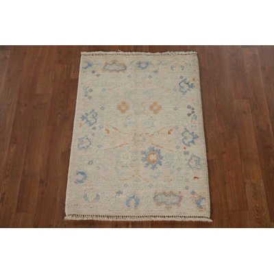 Tapis décoratif teint à la main Oushak 2x3