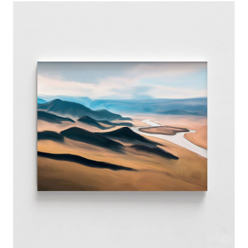 Prairie par Ann Bailey, impression d'affiche Dunes, paysage mural paysage aride, désert moderne, art mural, entrée énorme