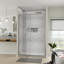 Porte de douche à pivot 38-42 "de large X 71" de haut avec verre transparent-106927100