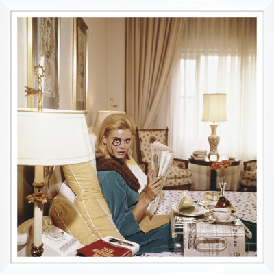 «Monocled Miss» par Slim Aarons - photographie
