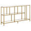 Winthrop Glass Top Console Table-1399148139