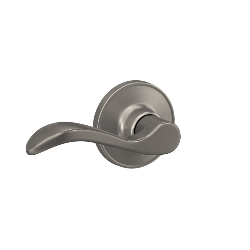 Seville Lever Hall and Closet Lock, Satin Nickel