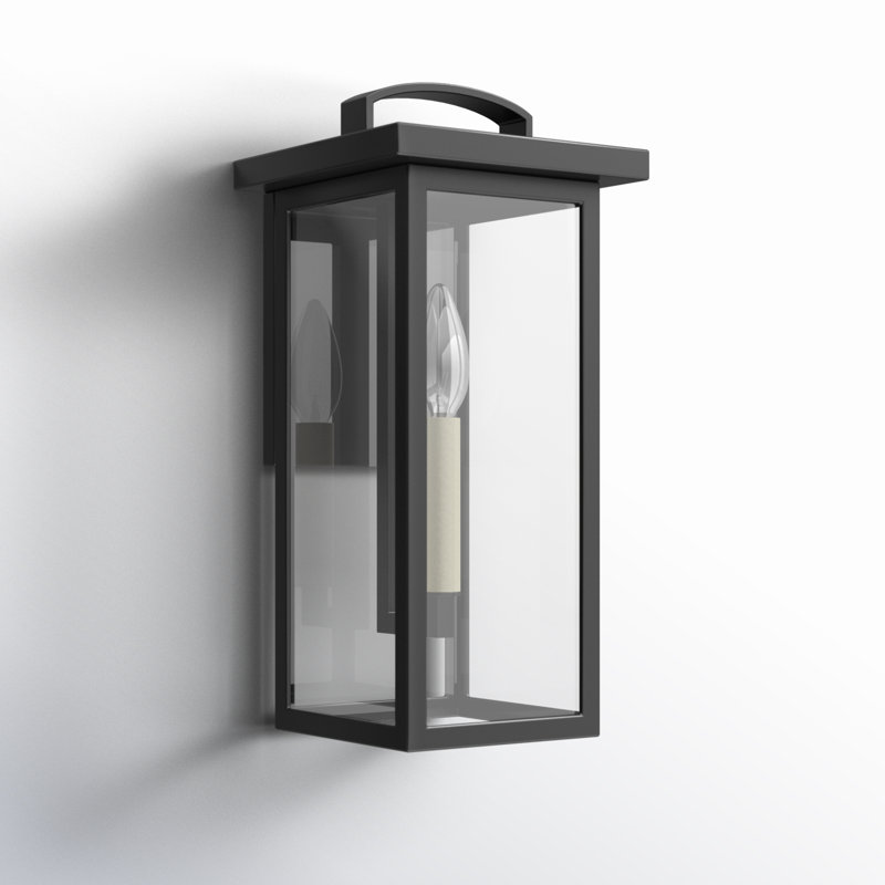 Brookstead Wall Light, Textured Black, 14" H x 6.5" W x 6.5" D