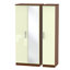 Yvette 3 Door Manufactured Wood Wardrobe-18860354-23704028