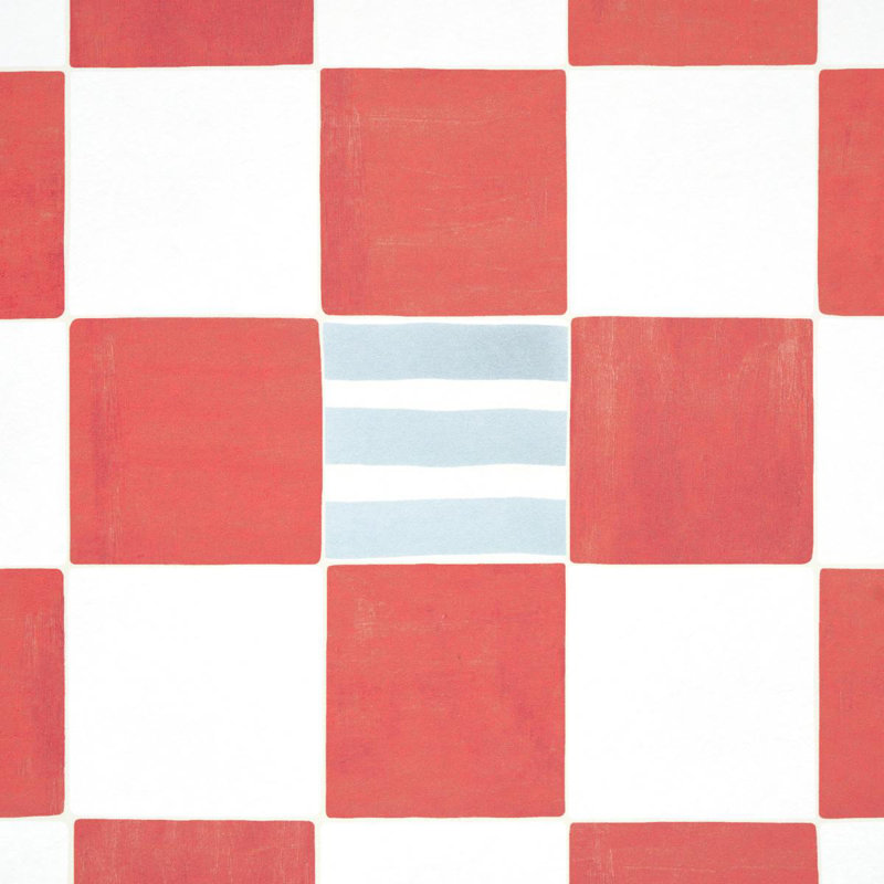 Schumacher X Backdrop Gambit Panel Wallpaper, Earthy Pink/Red