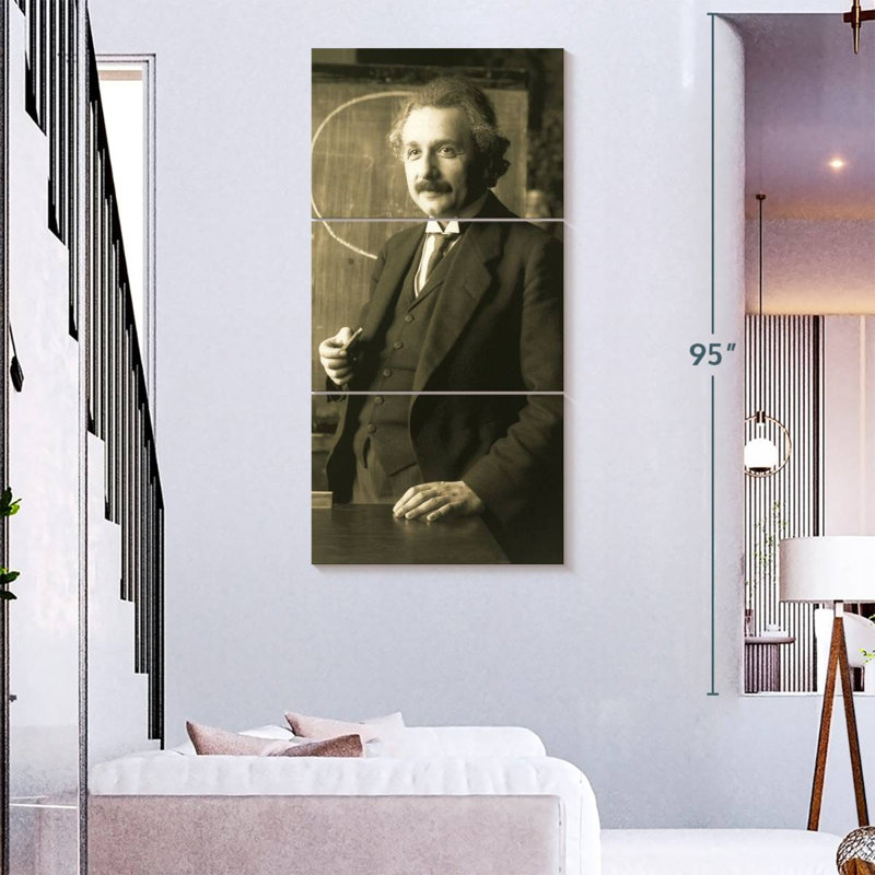 Genius Minded Einstein, 75" H x 36" W