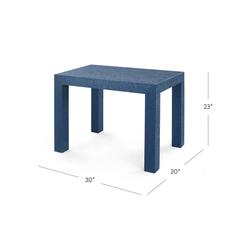 Parsons End Table, Navy Blue