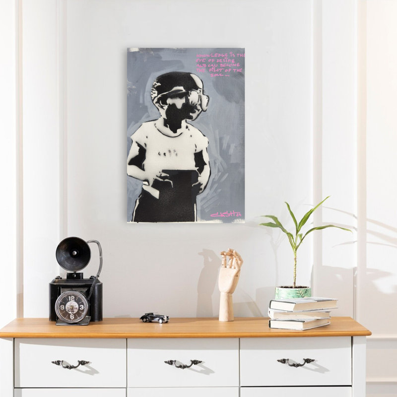 Art mural contemporain contemporain, H 24 po x l 16 po