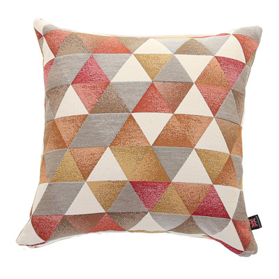 Amaryllis Geometric Square Cushion