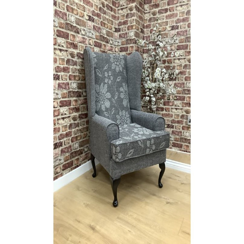 Kensley Upholstered Armchair, Grey