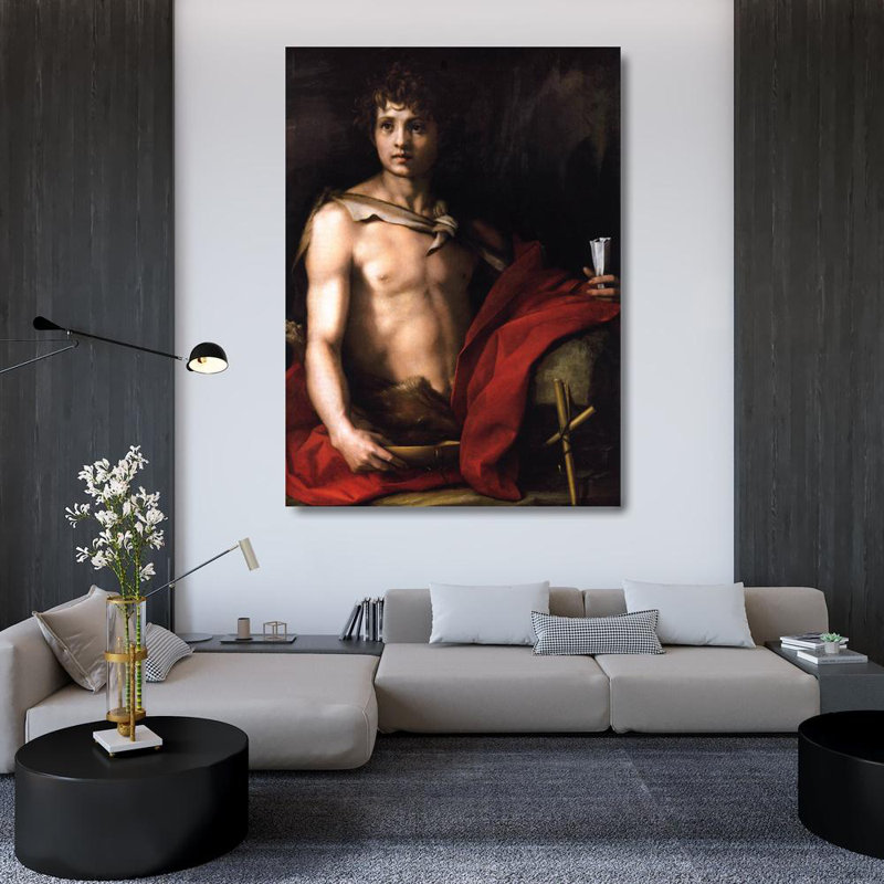 St. John the Baptist, 48'' H x 35'' W
