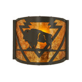 Rustic Lodge 1 - Light Flush Mounted Sconce