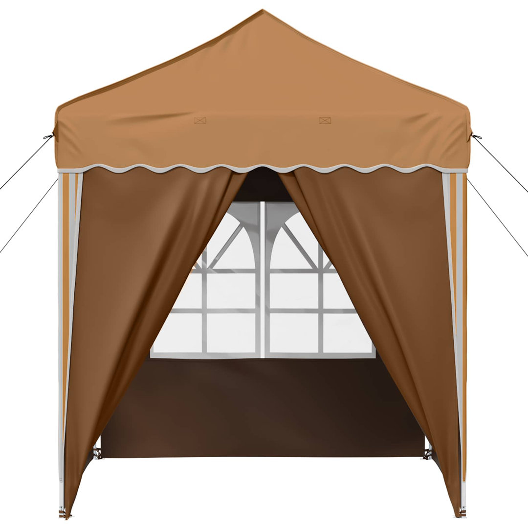 Vidaxl Pop-Up Party Tent Beige 195 X 195 X 245 Cm Oxford Fabric - Image 2