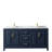 Daria 72'' Double Bathroom Vanity with Carrara Marble Top-48462080-61132187-61132183