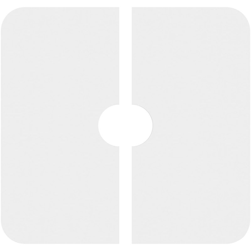 Médaillon de plafond contemporain en PVC de qualité architecturale de 18 po x P 5 po x P 6 1/4 po x P 1 po Lucan