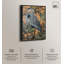 «Heron’s Blue Serenade», toile Maximalist par Art Remedy-110295724-110295719