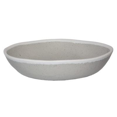 G.E.T. 1.5 Quart Melamine Pottery-Style Pasta Bowl, Glazed, Brown (Set of 12)