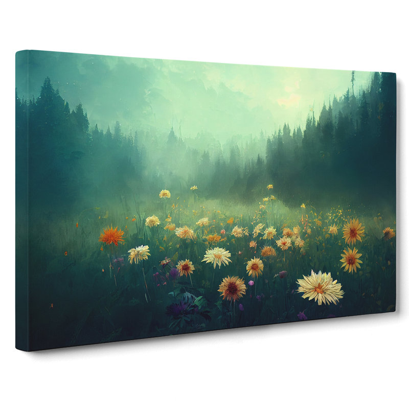 Flower Field Vol.1 - Wrapped Canvas, 50cm H x 76cm W x 3cm D