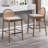 Modern Bar Stools Upholstered Counter Stools With Rattan Backrests And Wood Legs Kitchen Stools For Island-2019909504-2019909506