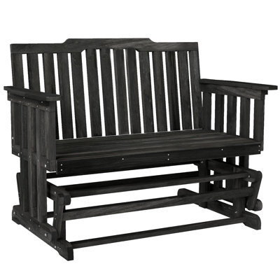 Banc d'extérieur 2 places, fauteuil à bascule pour canapé deux places, fauteuil de jardin ou terrasse