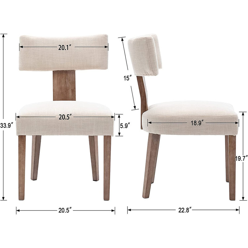 Chaise d'appoint Heflin, Blanc