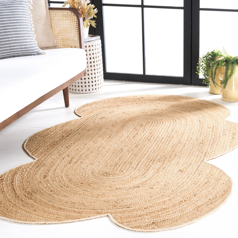 Tapis naturel en fibre naturelle 361, Nouveauté 5 pi x 8 pi