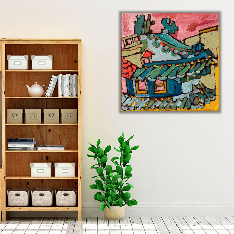 «Chinatown I», reproduction d'art sur toile, H 16 po x l 16 po