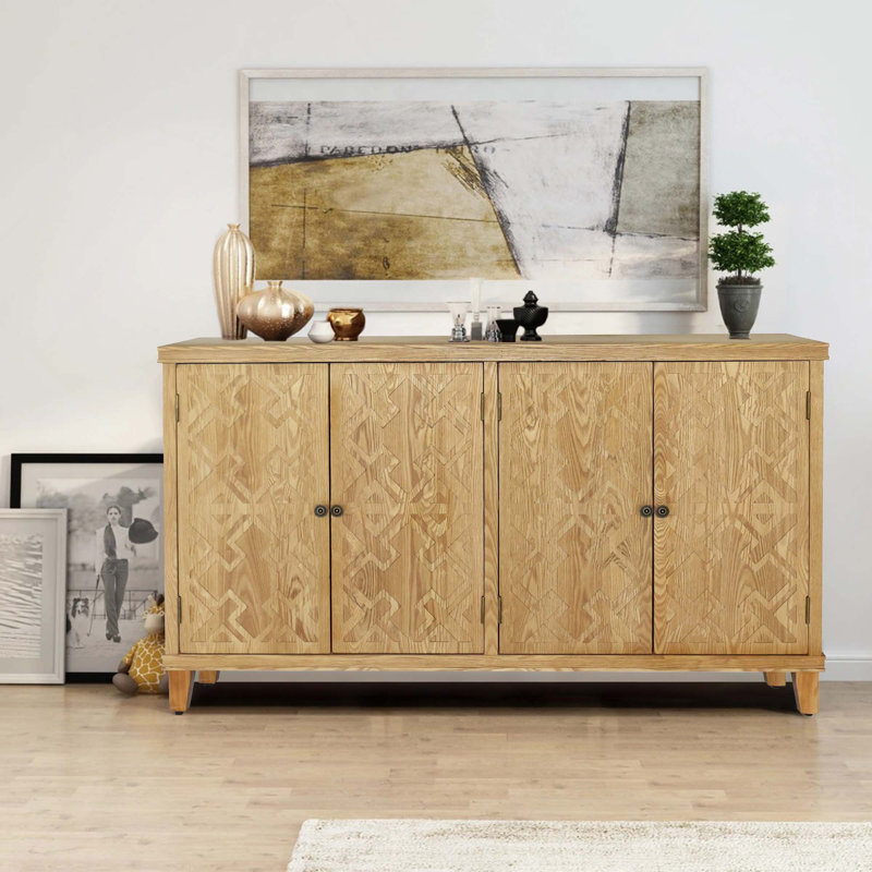 Armoire d'appoint 59 po avec 4 portes pour le vestibule, le salon, la chambre à coucher et la salle à manger