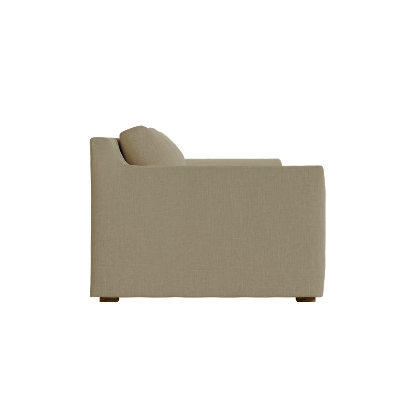 All-Natural Elevate Sofa 96", Farro Upcycled Poly
