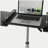 Folding laptop stand, graphite color