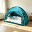 Tente de lit simple à baldaquin, espace d'intimité sur le lit, tentes de nuit occultantes à l'intérieur, portatives et pliables respirantes, cadeau pour les filles et les garçons-136278385