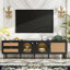 Meuble télé 80 po avec design - table de construction solide pour un grand espace média-636267618
