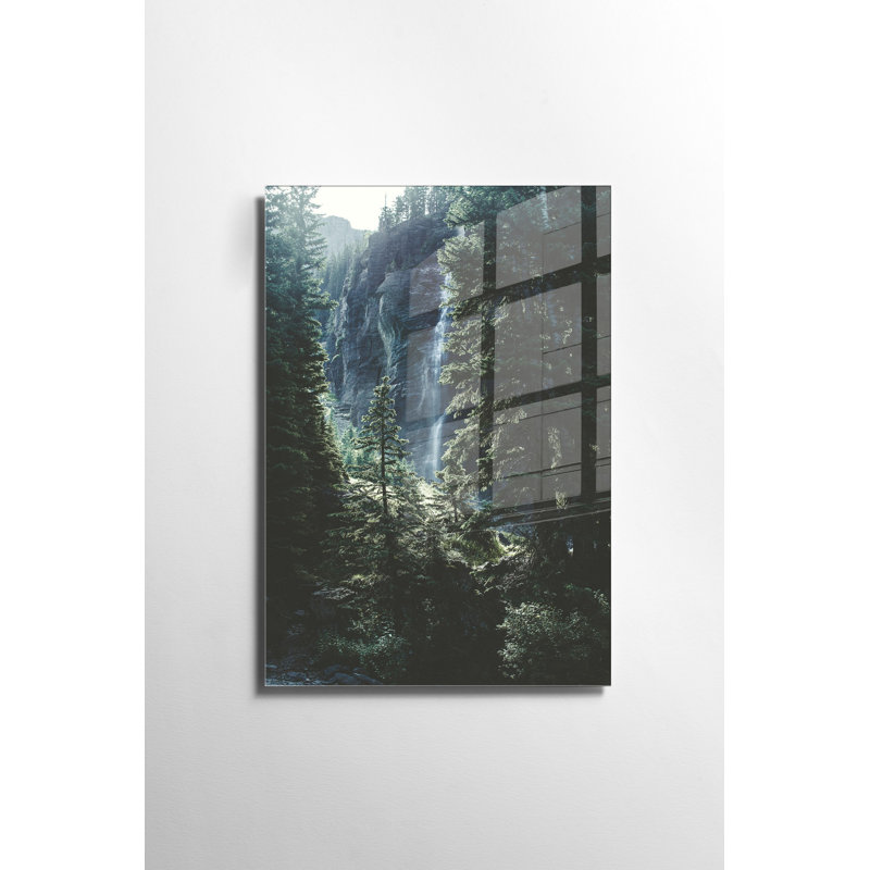 Élégante peinture décorative en verre trempé de 19,7 po x 27,6 po | 100% verre trempé, épaisseur: 0,16 pouce | Parfait pour la décoration intérieure, le salon et le bureau | Superbe œuvre d'art avec une esthétique moderne