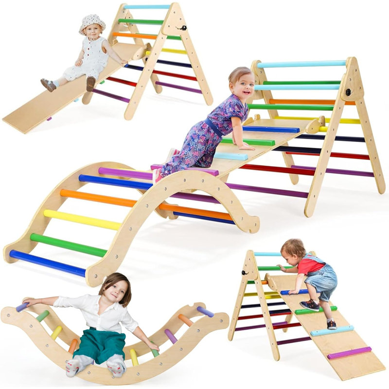 LIFERUN 223cm W Wood Climber