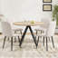 Upholstered  Faux Leather Dining Chair-597435472