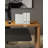 Solid Wood L-shaped Desk with Baffle-201768074