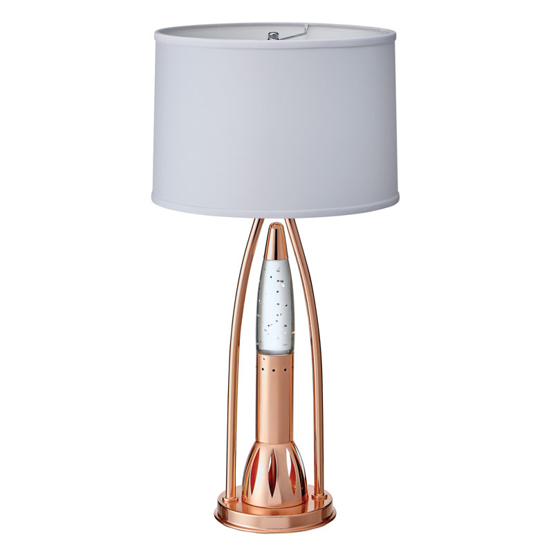 Lampe de table dansante luxueuse et luxueuse - veilleuse à finition cuivre étincelante pour la maison et la chambre à coucher | Idée de cadeau