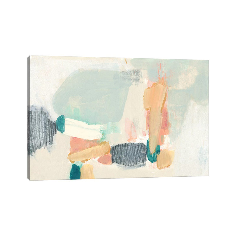 Confetti Shapes II by Jennifer Goldberger - Wrapped Canvas Gallery-Wrapped Canvas Giclée, 20.32 cm H x 30.48 cm W