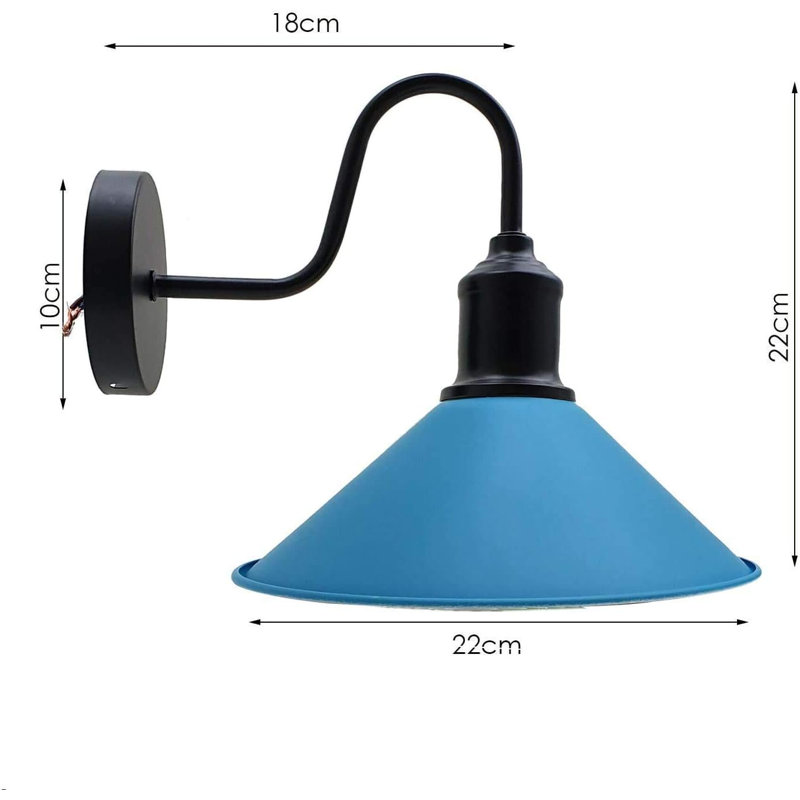 Armed Sconce, Blue