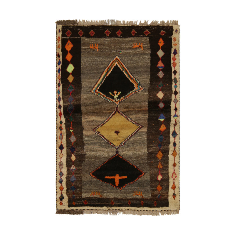 One-of-a-Kind 3'11" x 5'5" Hand Knotted Area Rug