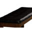 Finition banc en bois 1pc similicuir rembourré