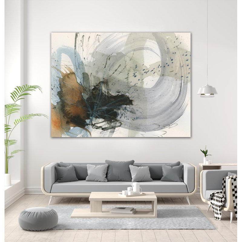 «Orbital Burst Ii», reproduction d'art sur toile géante 72 po x 54 po