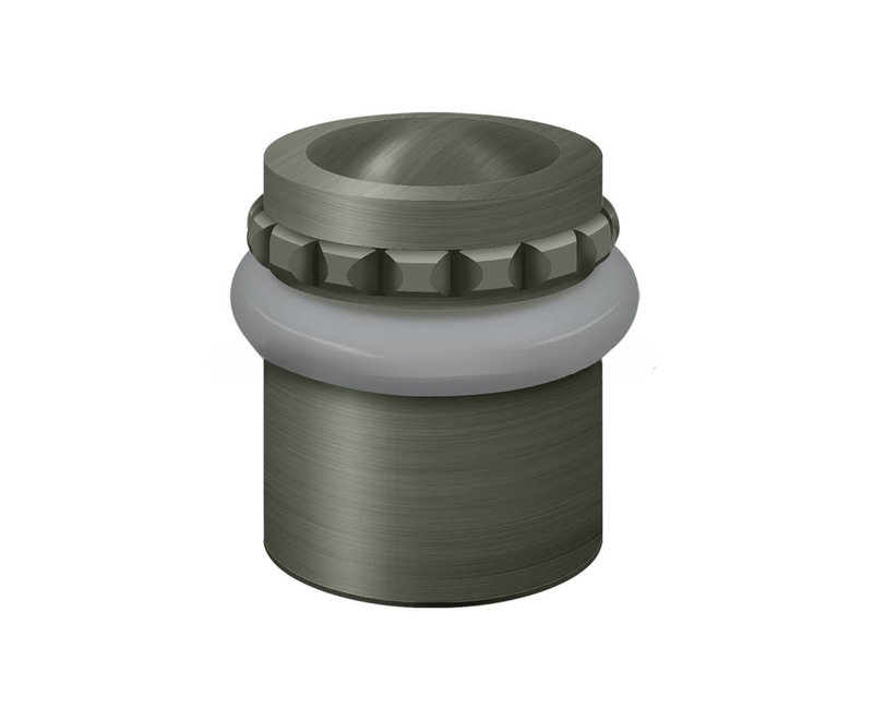 Capuchon de plancher universel rond 1-5 / 8 po Deltana UFBP4505U15A, Nickel antique
