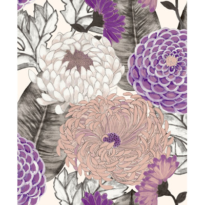 Peron Floral Double Roll