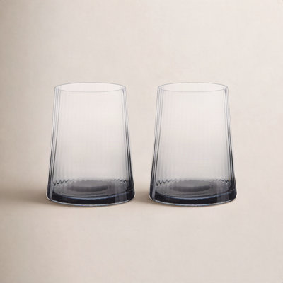Zoya Ribbed Drinking Glass